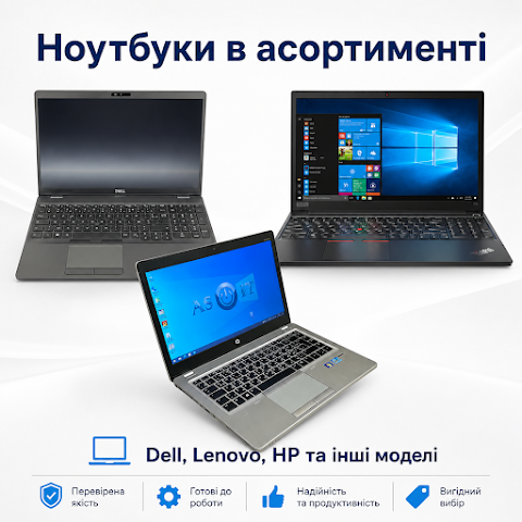 БУ Ноутбук DELL\Lenovo\HP